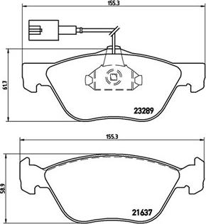 Magneti Marelli 363700423077 - Kit pastiglie freno, Freno a disco www.autoricambit.com