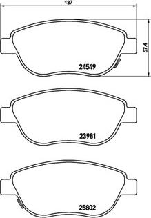 Magneti Marelli 363700423153 - Kit pastiglie freno, Freno a disco www.autoricambit.com