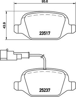 Magneti Marelli 363700423131 - Kit pastiglie freno, Freno a disco www.autoricambit.com