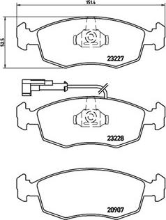 Magneti Marelli 363700423121 - Kit pastiglie freno, Freno a disco www.autoricambit.com