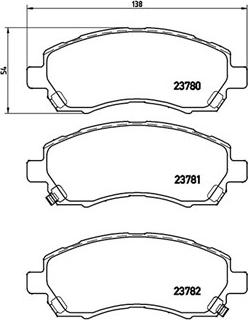 Magneti Marelli 363700478009 - Kit pastiglie freno, Freno a disco www.autoricambit.com