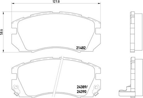 Magneti Marelli 363700478007 - Kit pastiglie freno, Freno a disco www.autoricambit.com