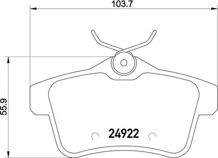 Magneti Marelli 363700561114 - Kit pastiglie freno, Freno a disco www.autoricambit.com