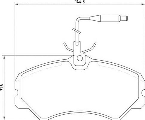 Magneti Marelli 363700205039 - Kit pastiglie freno, Freno a disco www.autoricambit.com