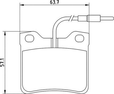 Magneti Marelli 363700201125 - Kit pastiglie freno, Freno a disco www.autoricambit.com