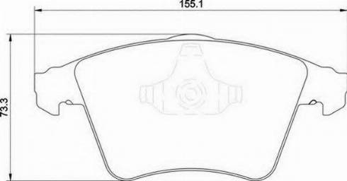 Magneti Marelli 363700201755 - Kit pastiglie freno, Freno a disco www.autoricambit.com