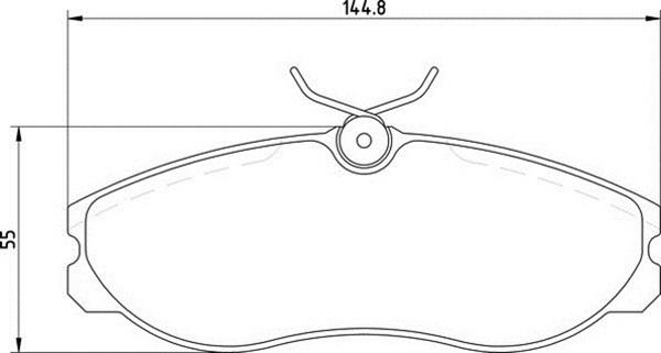 Magneti Marelli 363700203037 - Kit pastiglie freno, Freno a disco www.autoricambit.com