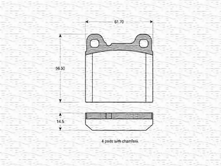 Magneti Marelli 363702160596 - Kit pastiglie freno, Freno a disco www.autoricambit.com