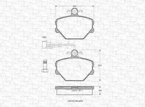 Magneti Marelli 363702160184 - Kit pastiglie freno, Freno a disco www.autoricambit.com