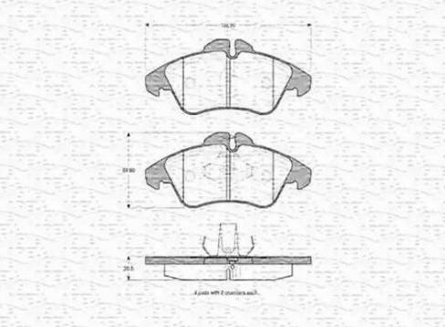 Magneti Marelli 363702160394 - Kit pastiglie freno, Freno a disco www.autoricambit.com