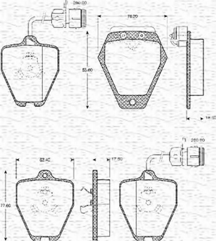 Magneti Marelli 363702161062 - Kit pastiglie freno, Freno a disco www.autoricambit.com