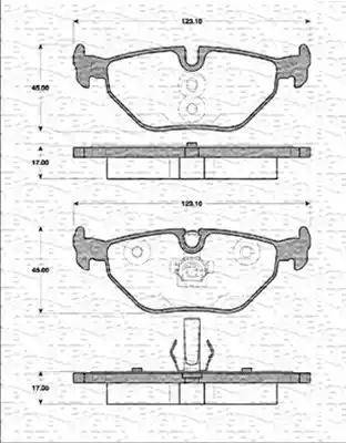 Magneti Marelli 363702161379 - Kit pastiglie freno, Freno a disco www.autoricambit.com