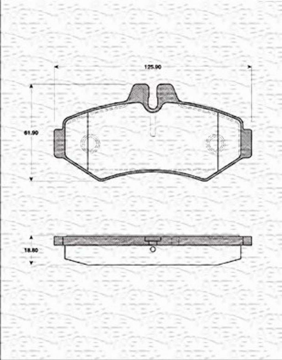 Magneti Marelli 363702161264 - Kit pastiglie freno, Freno a disco www.autoricambit.com