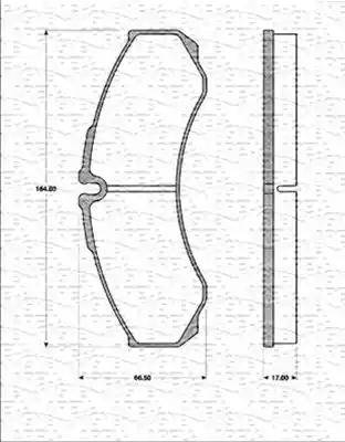 Magneti Marelli 363702161206 - Kit pastiglie freno, Freno a disco www.autoricambit.com