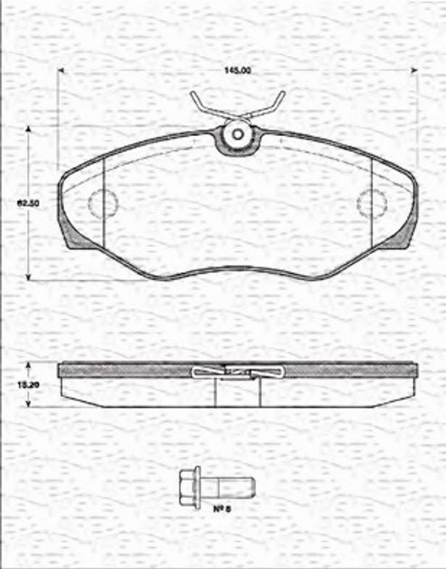 Magneti Marelli 363702161227 - Kit pastiglie freno, Freno a disco www.autoricambit.com