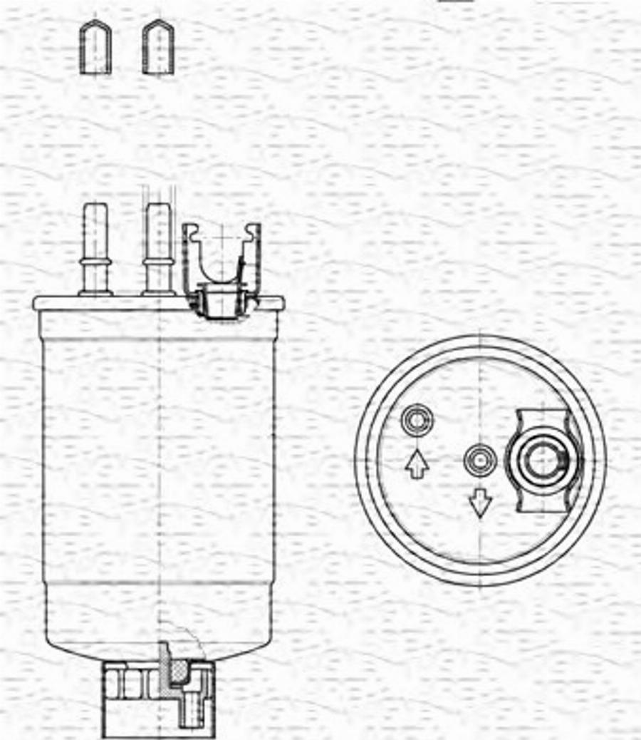 Magneti Marelli 213908557000 - Filtro carburante www.autoricambit.com