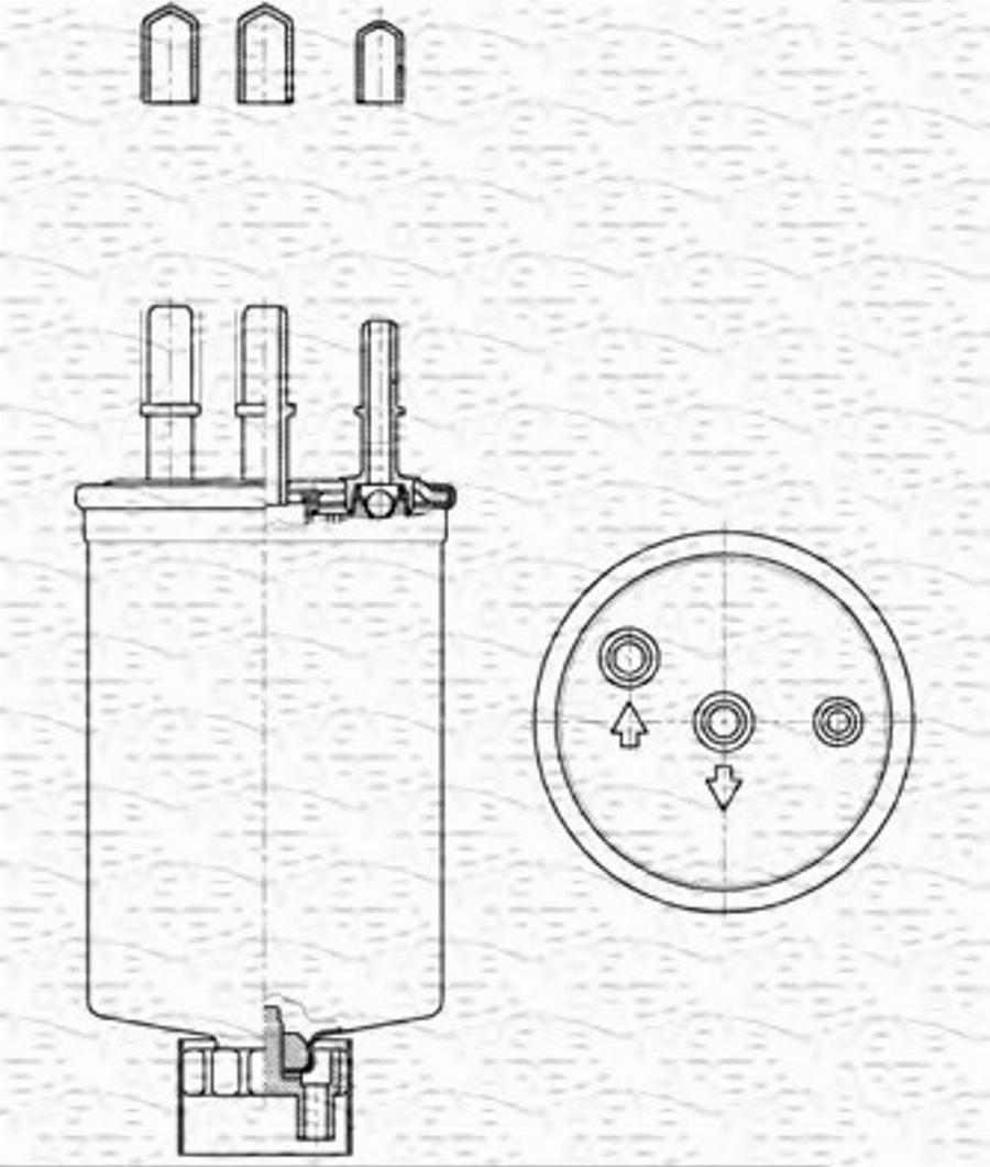 Magneti Marelli 213908566000 - Filtro carburante www.autoricambit.com