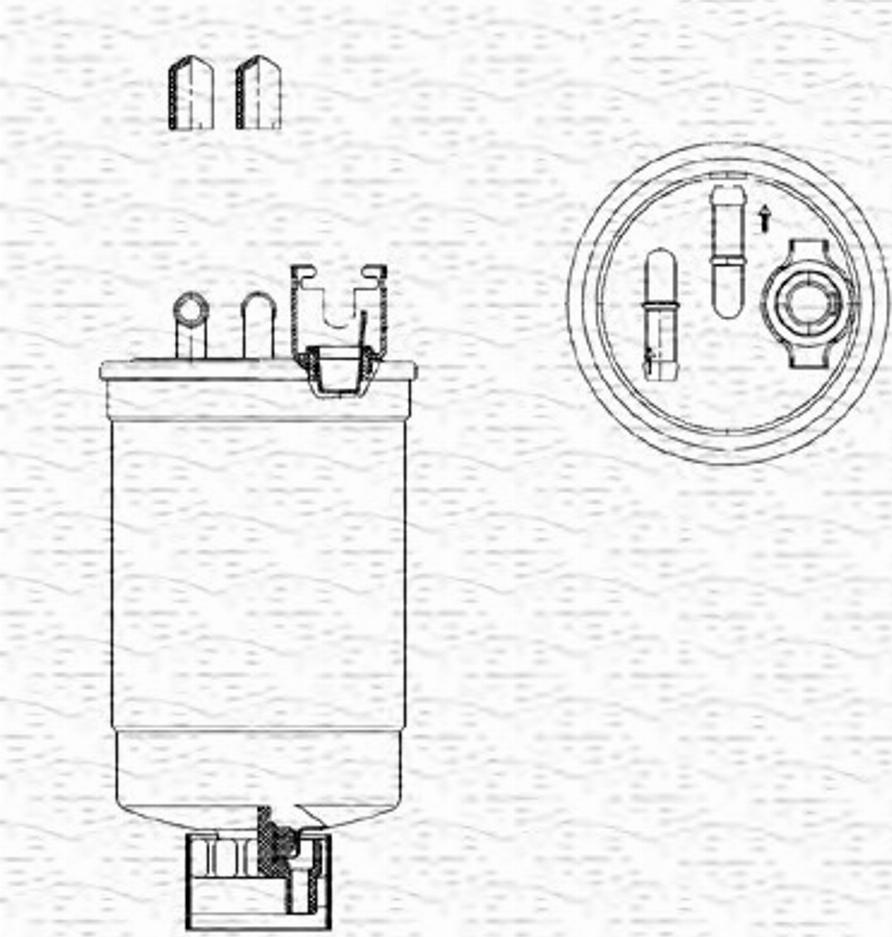 Magneti Marelli 213908562000 - Filtro carburante www.autoricambit.com