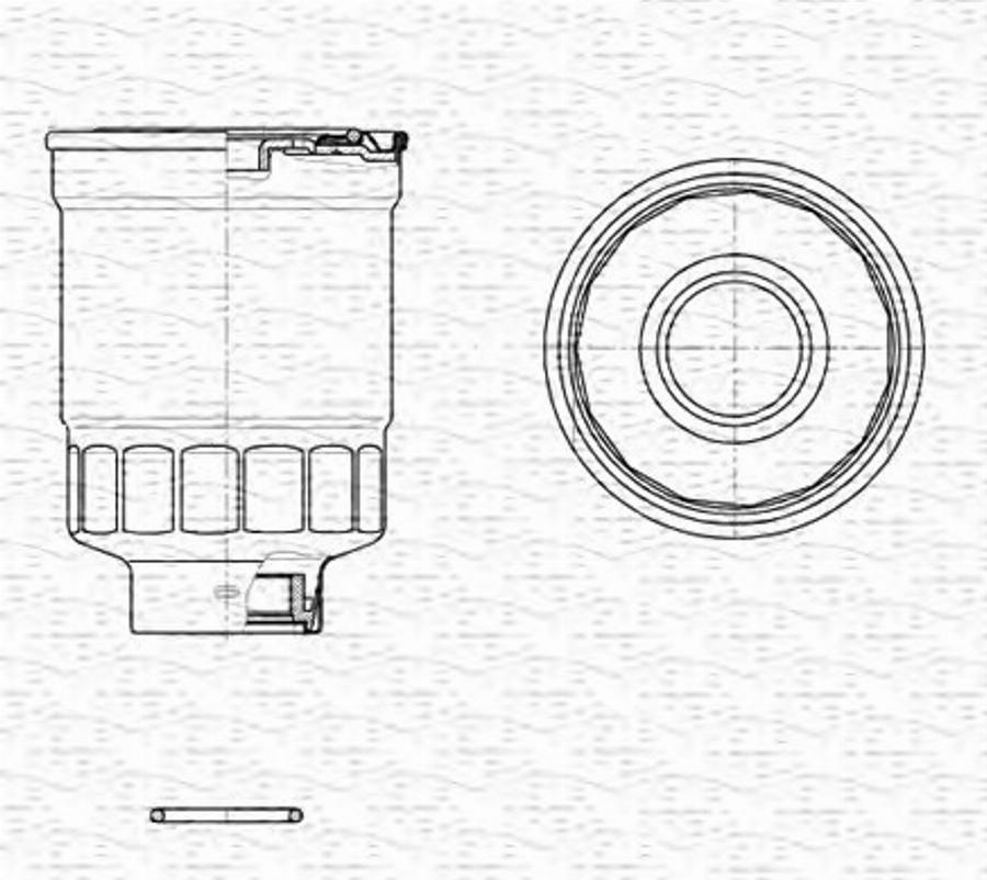 Magneti Marelli 213908526000 - Filtro carburante www.autoricambit.com