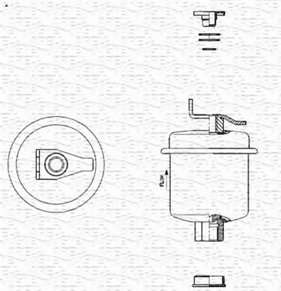 Magneti Marelli 213908720000 - Filtro carburante www.autoricambit.com