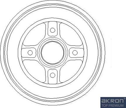 AKRON-MALÒ 1120016 - Tamburo freno www.autoricambit.com
