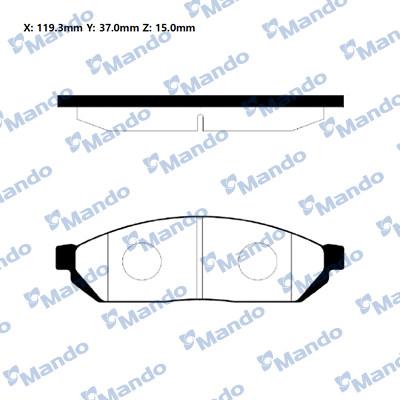 Mintex MDB81184 - Kit pastiglie freno, Freno a disco www.autoricambit.com