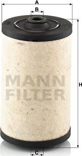 Mann-Filter BFU 811 - Filtro carburante www.autoricambit.com