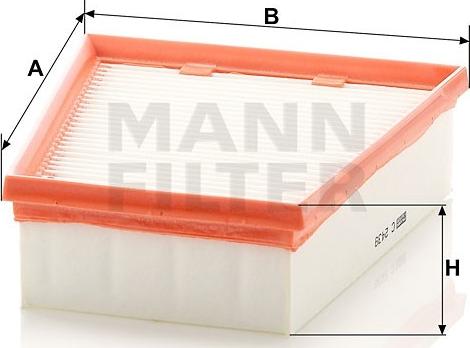 Mann-Filter C 2439/1 - Filtro aria www.autoricambit.com