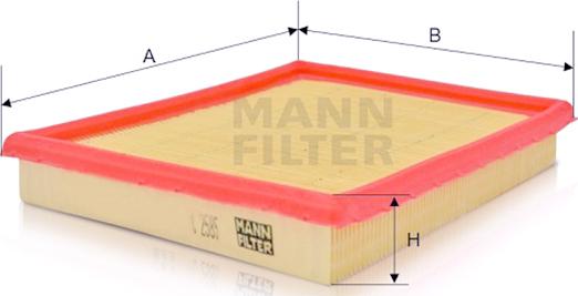 Mann-Filter C 2585 - Filtro aria www.autoricambit.com