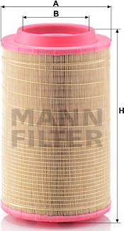 Mann-Filter C 25 860/5 - Filtro aria www.autoricambit.com