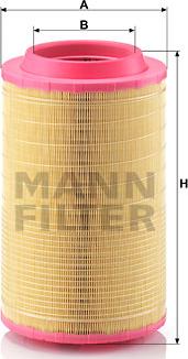 Mann-Filter C 25 860/6 - Filtro aria www.autoricambit.com