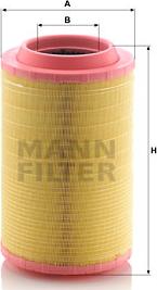 Mann-Filter C 25 860/8 - Filtro aria www.autoricambit.com