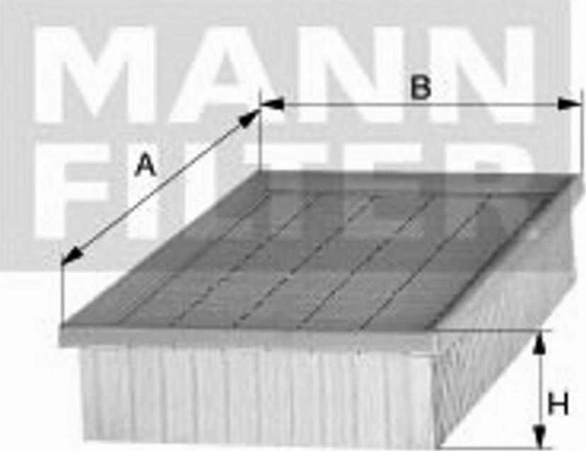 Mann-Filter C 2860/2 - Filtro aria www.autoricambit.com