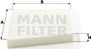 Mann-Filter CU 3461 - Filtro, Aria abitacolo www.autoricambit.com