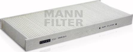 Mann-Filter CU 3554/1 - Filtro, Aria abitacolo www.autoricambit.com