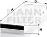 Mann-Filter CU 3023-2 - Filtro, Aria abitacolo www.autoricambit.com