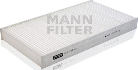 Mann-Filter CU 2951/2 - Filtro, Aria abitacolo www.autoricambit.com