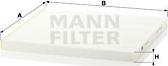 Mann-Filter CU 29 001 - Filtro, Aria abitacolo www.autoricambit.com