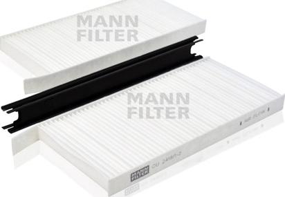 Mann-Filter CU 2418/1-2 - Filtro, Aria abitacolo www.autoricambit.com