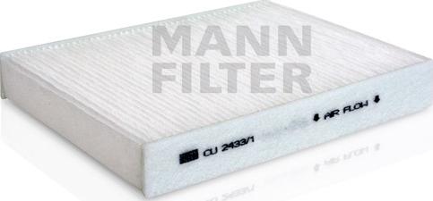 Mann-Filter CU 2433/1 - Filtro, Aria abitacolo www.autoricambit.com