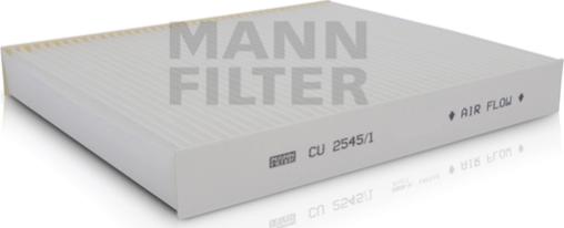 Mann-Filter CU 2545/1 - Filtro, Aria abitacolo www.autoricambit.com