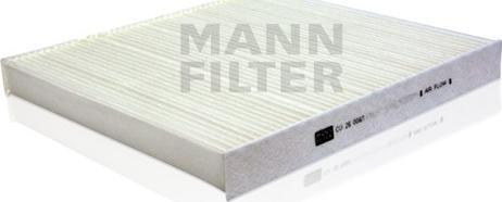 Mann-Filter CU 26 009/1 - Filtro, Aria abitacolo www.autoricambit.com