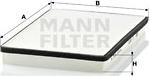 Mann-Filter CU 2672 - Filtro, Aria abitacolo www.autoricambit.com