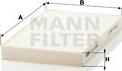 Mann-Filter CU 20 005-2 - Filtro, Aria abitacolo www.autoricambit.com