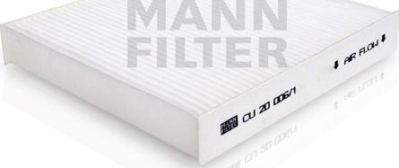 Mann-Filter CU 20 006/1 - Filtro, Aria abitacolo www.autoricambit.com