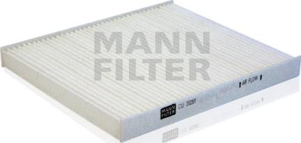 Mann-Filter CU 2026/1 - Filtro, Aria abitacolo www.autoricambit.com