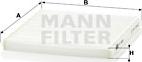 Mann-Filter CU 2027 - Filtro, Aria abitacolo www.autoricambit.com