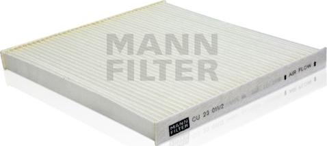 Mann-Filter CU 23 011/2 - Filtro, Aria abitacolo www.autoricambit.com