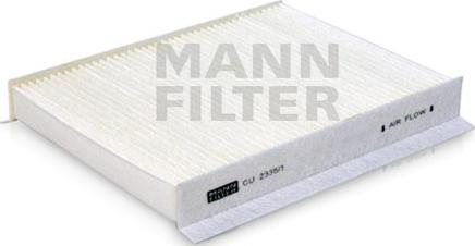 Mann-Filter CU 2335/1 - Filtro, Aria abitacolo www.autoricambit.com