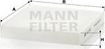 Mann-Filter CU 2253 - Filtro, Aria abitacolo www.autoricambit.com